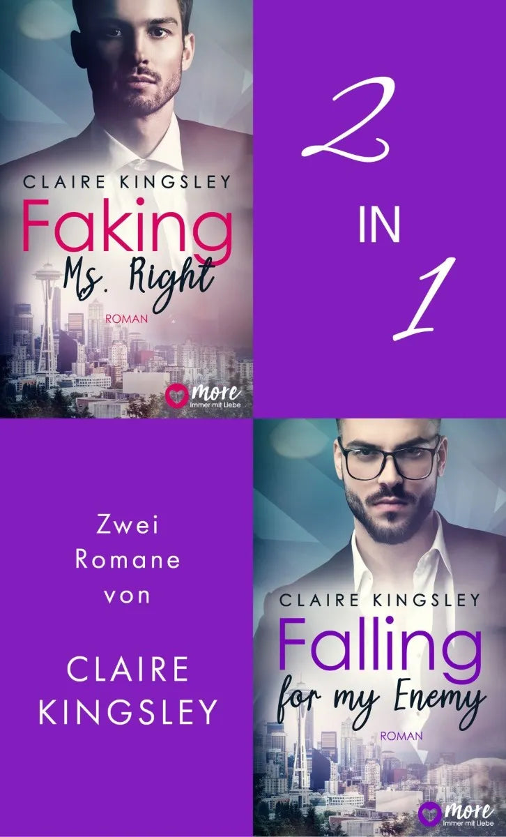 Cover: Faking Ms. Right & Falling for my Enemy (E-Book) von Claire Kingsley