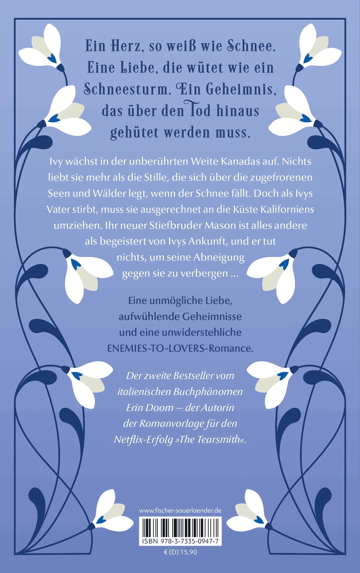 Rückseite: Falling Like Snow (Paperback)