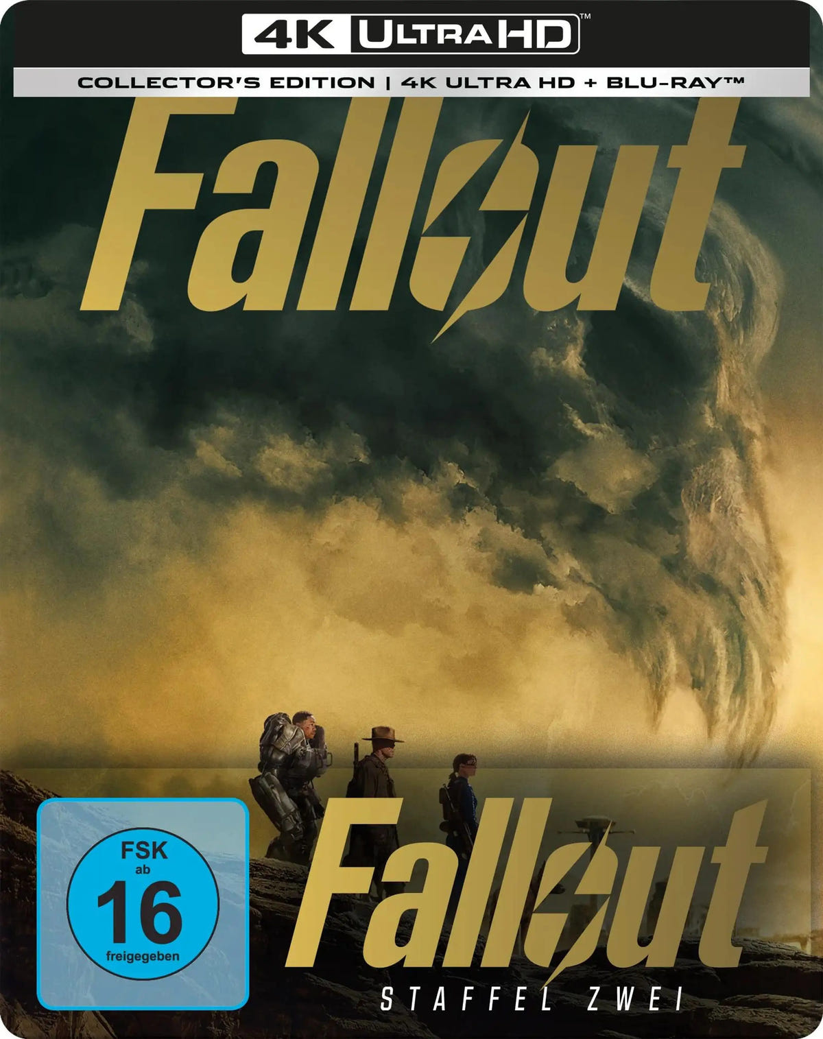 Fallout Staffel 2 Steelbook 4K UHD Blu-ray Cover – Vorderseitenmotiv