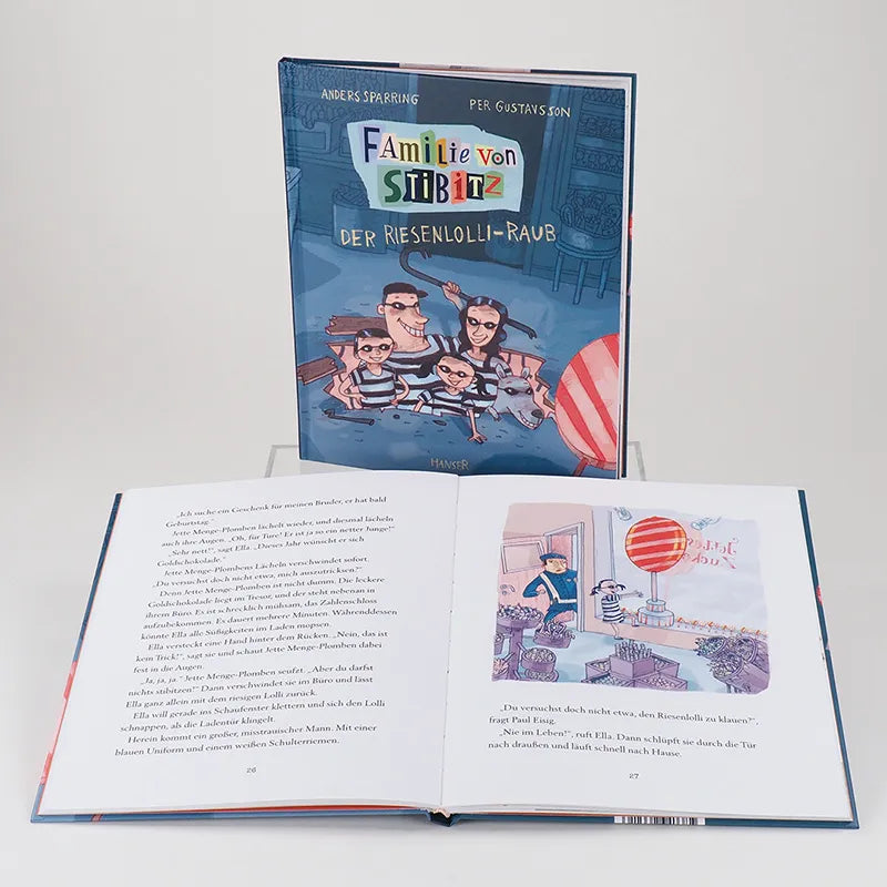 Produktansicht: Familie von Stibitz - Der Riesenlolli-Raub (Gebundene Ausgabe)