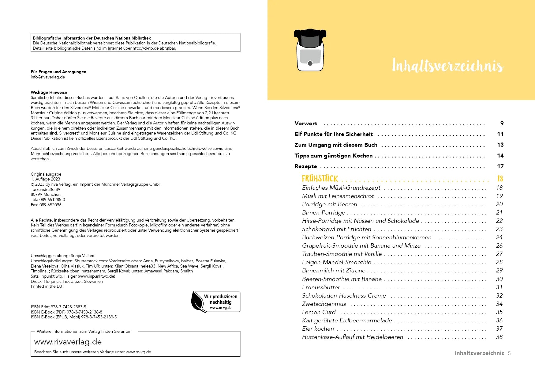 Innenansicht von 'Familienküche mit dem Monsieur Cuisine' - Taschenbuch