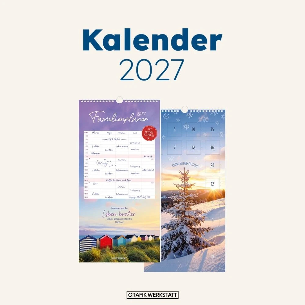 Familienplaner 2027 Classic – Ansicht