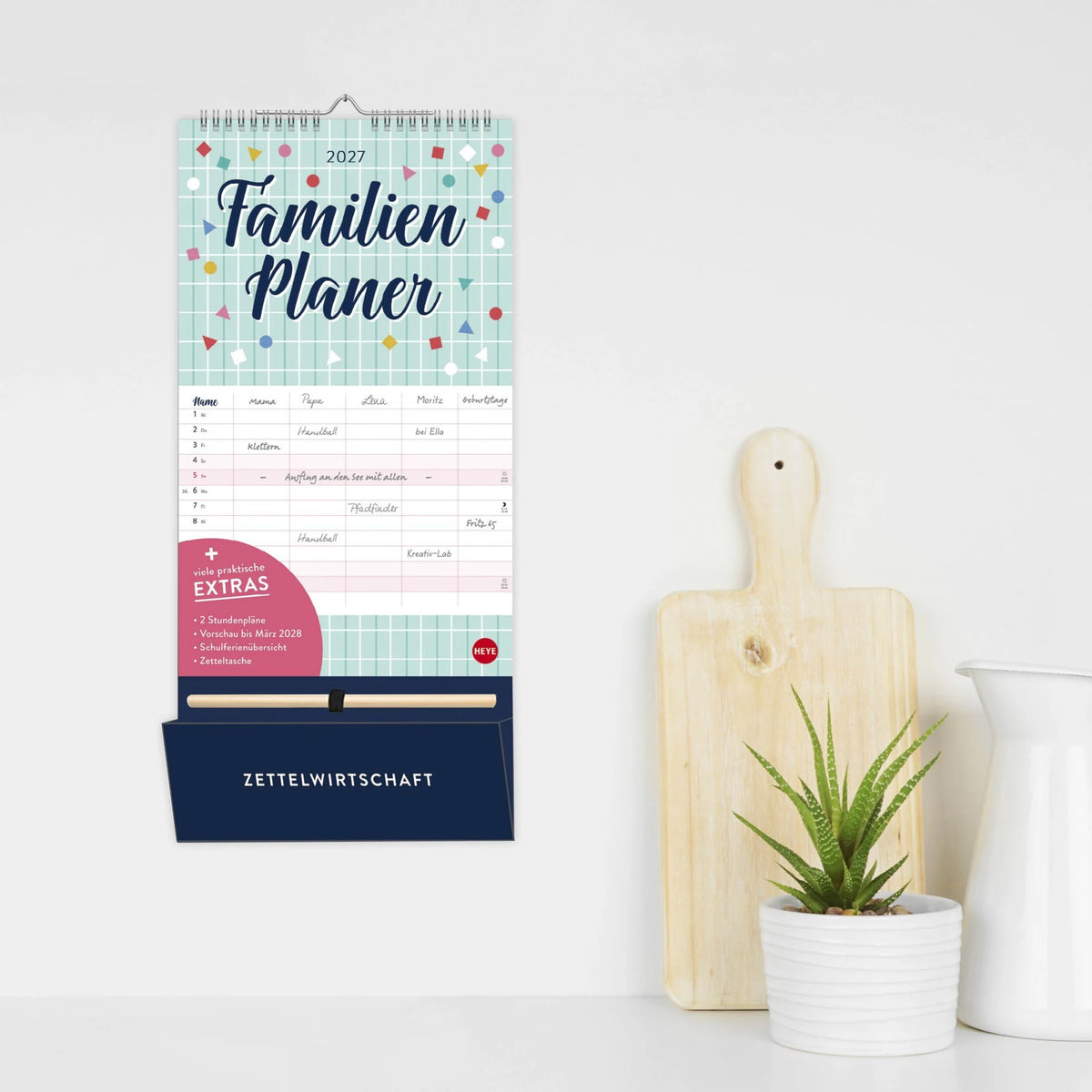 Familienplaner plus Tasche 2027 – Ansicht