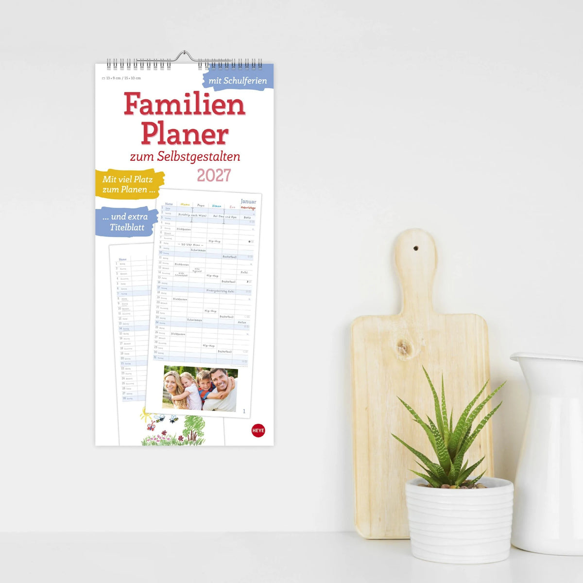 Familienplaner zum Selbstgestalten 2027 – Ansicht