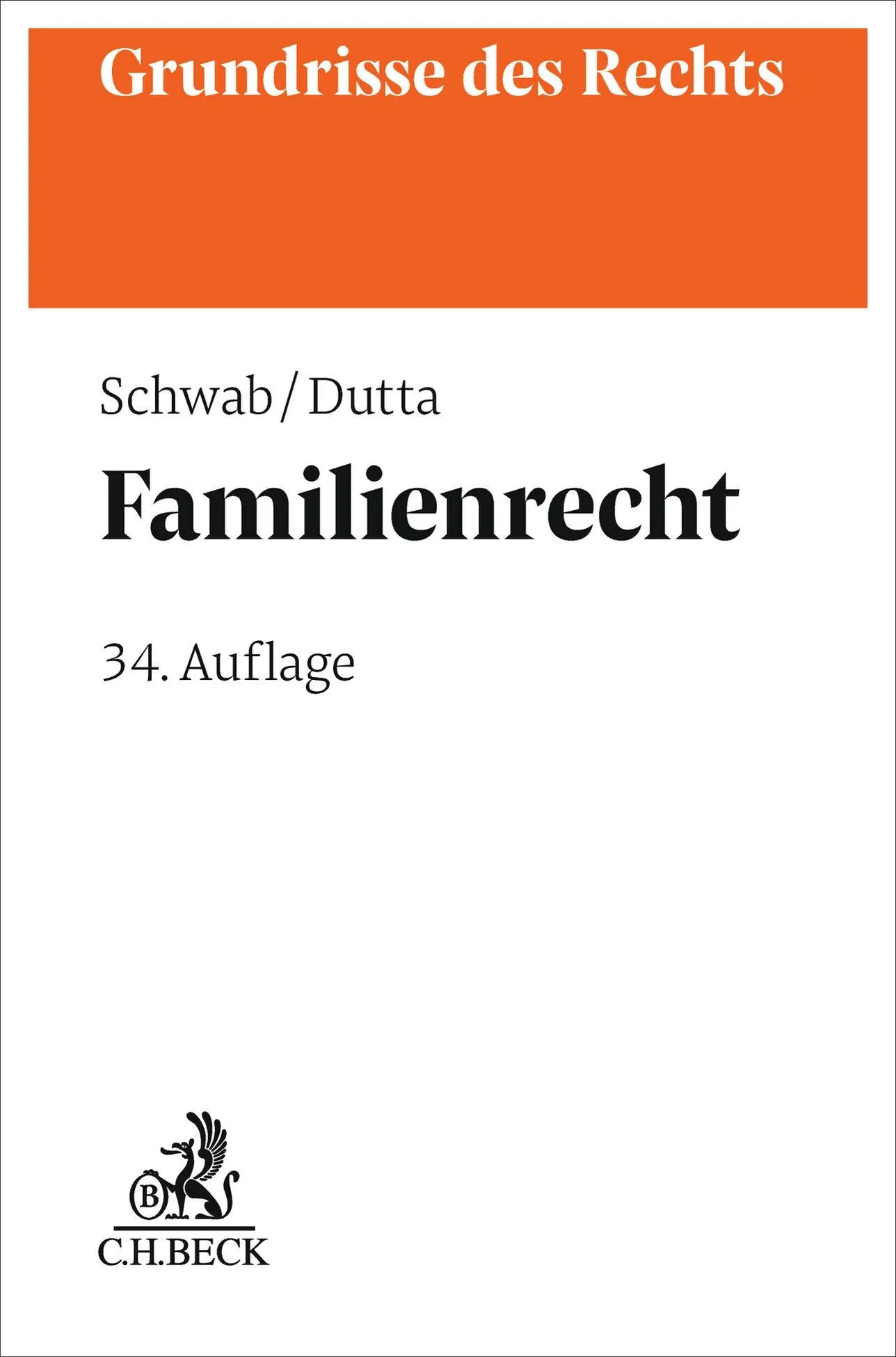 Cover: Familienrecht (Taschenbuch) von Dieter Schwab