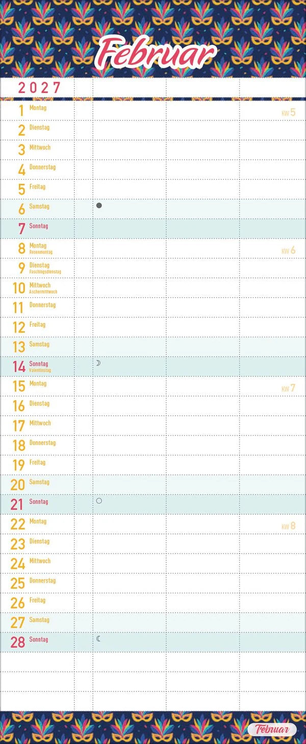 Familientimer Alles ist planbar 2027 – Ansicht