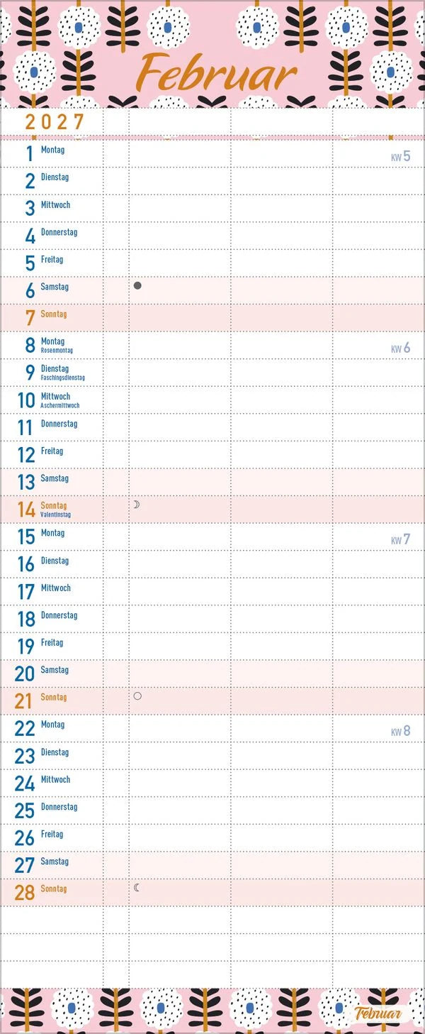 Familientimer Wir planen das! 2027 – Ansicht