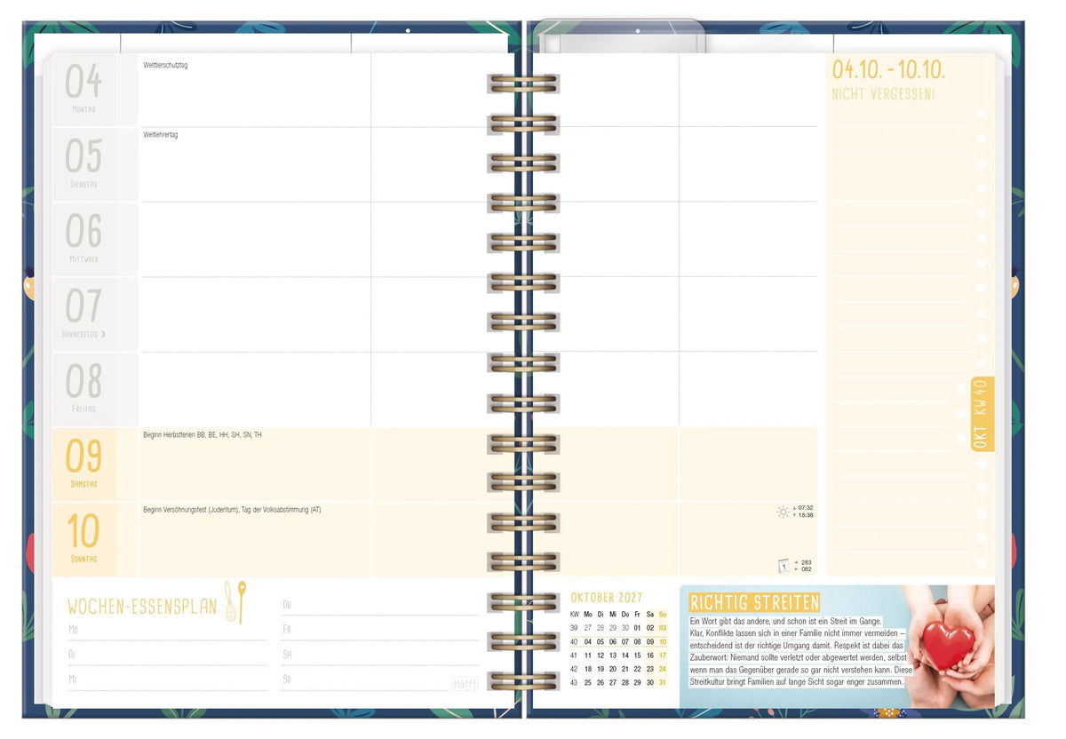 Family-Timer 2027 – Ansicht