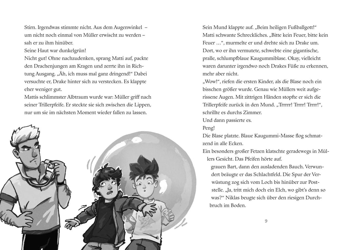 Detailansicht: Fantastic Friends 1: Tausche Mathe gegen Drache (Hardcover)