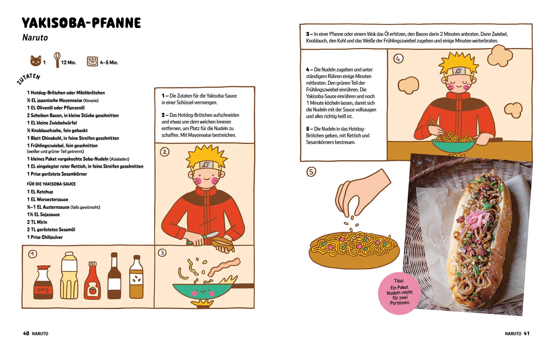 Innenansicht von 'Fantastische Anime-Küche' - Gebundene Ausgabe