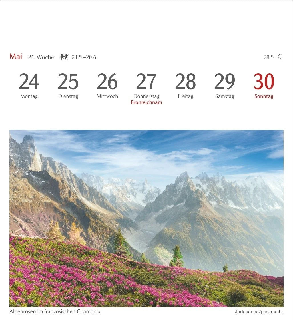 Farben der Natur Postkartenkalender 2027 - Wochenkalender mit 53 Postkarten – Ansicht