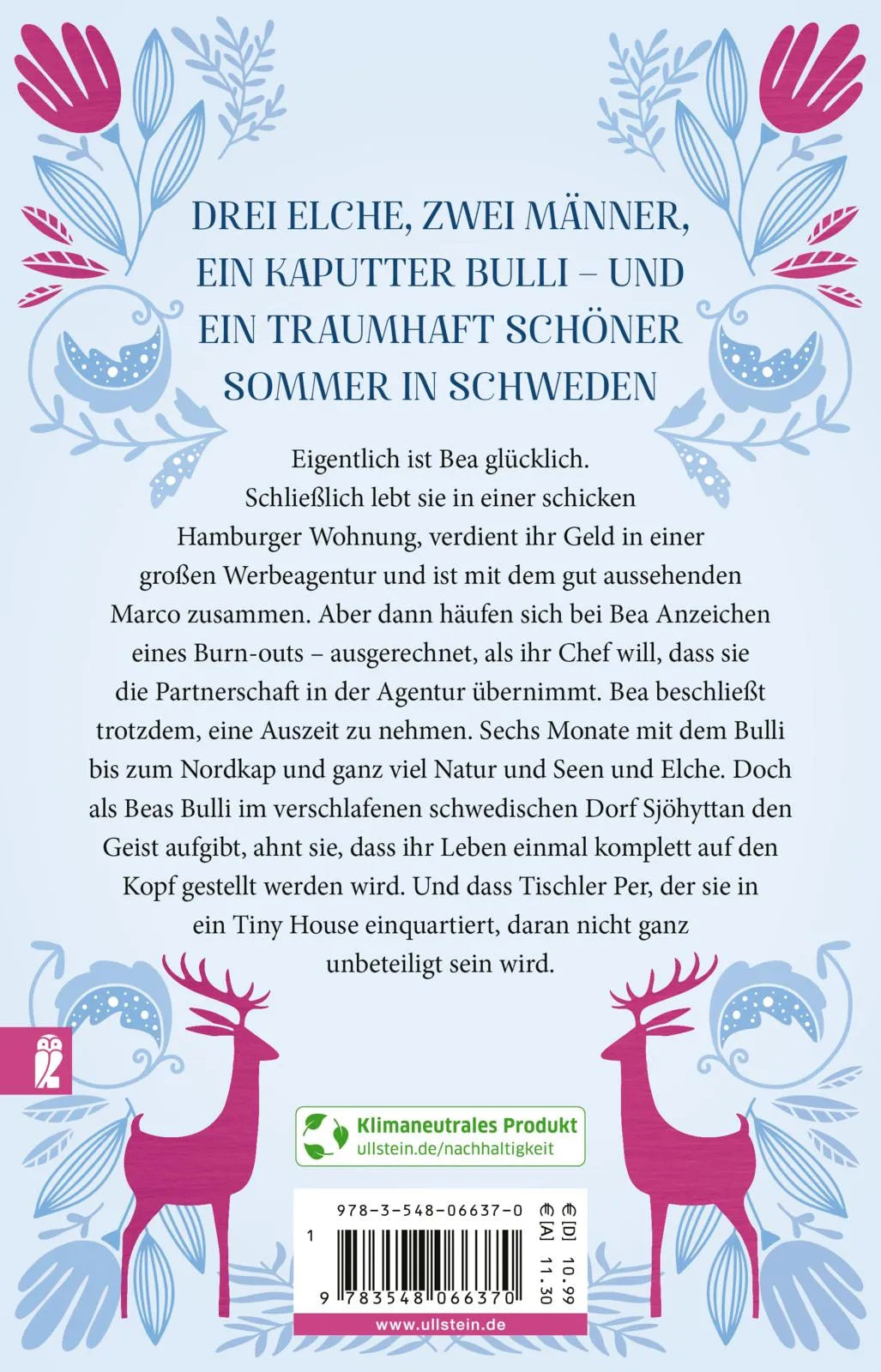 Buchrückseite von 'Fast bis zum Nordkap' mit Klappentext - Taschenbuch