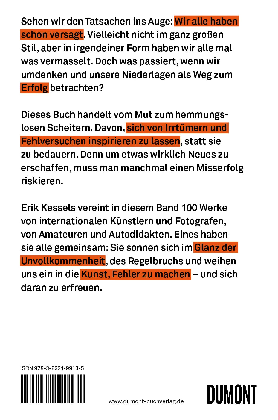 Buchrückseite von 'Fast Pefrekt' mit Klappentext - Paperback
