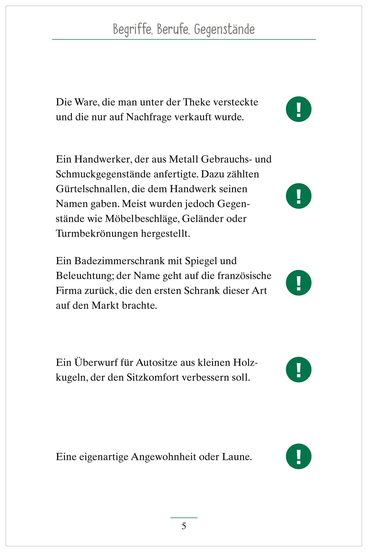 Fast vergessene Begriffe. Das Gedächtnistraining-Quiz für Senioren. Ideal als Beschäftigung, Gedächtnistraining, Aktivierung bei Demenz. – Ansicht