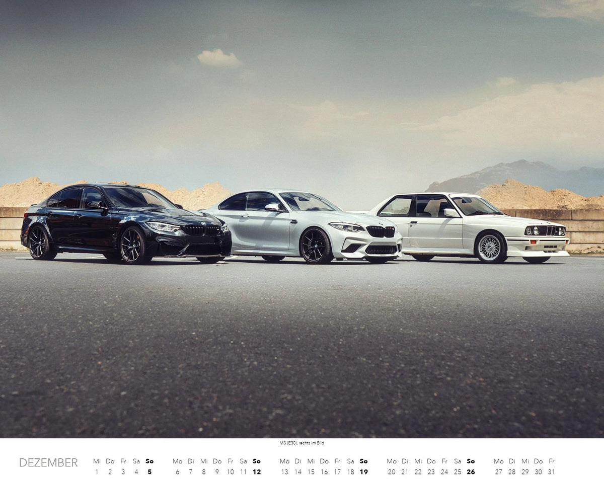 Faszination BMW M Kalender 2027 – Ansicht