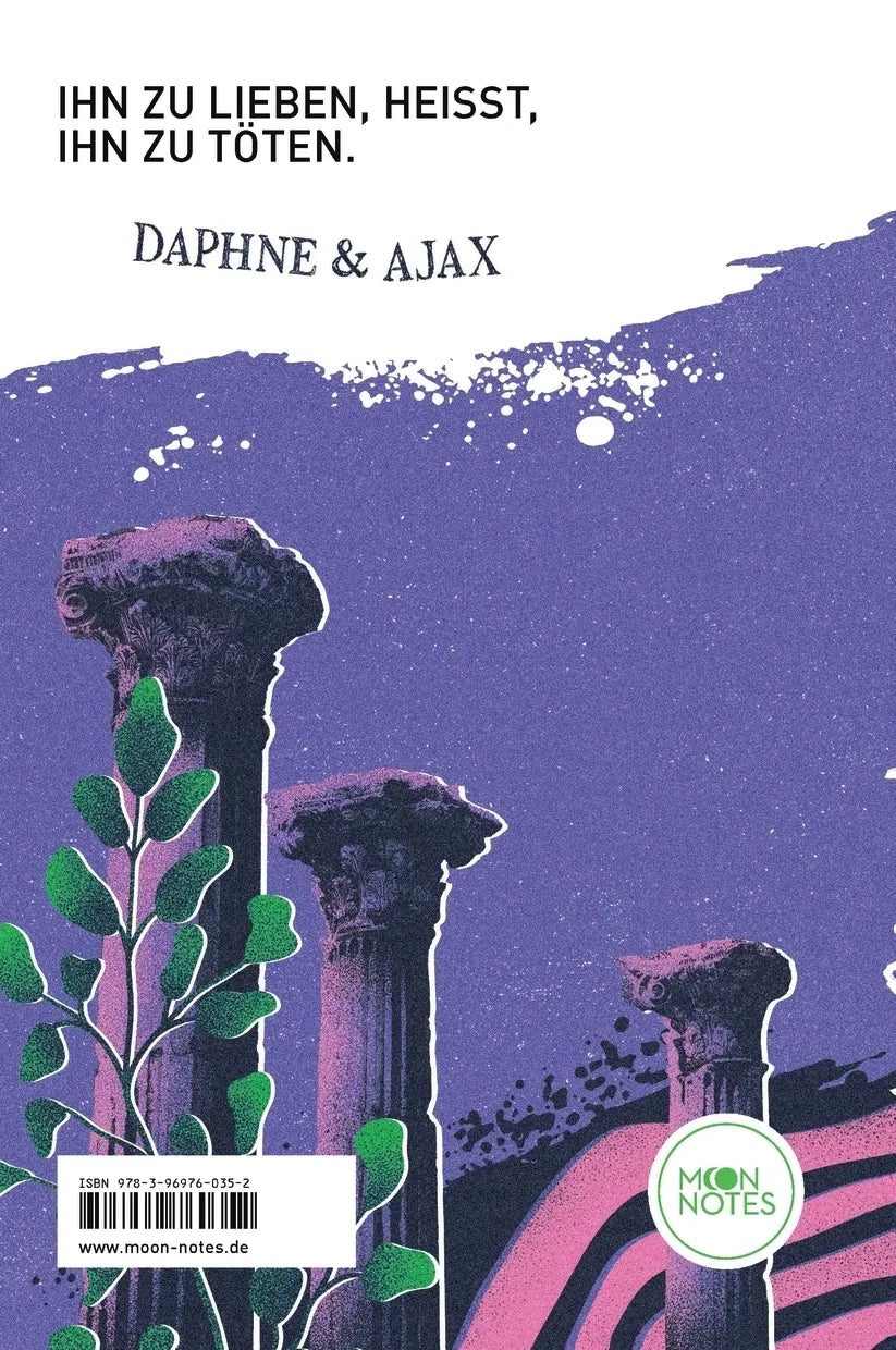 Buchrückseite von 'Fates & Furies 4. Doomed' mit Klappentext - Paperback