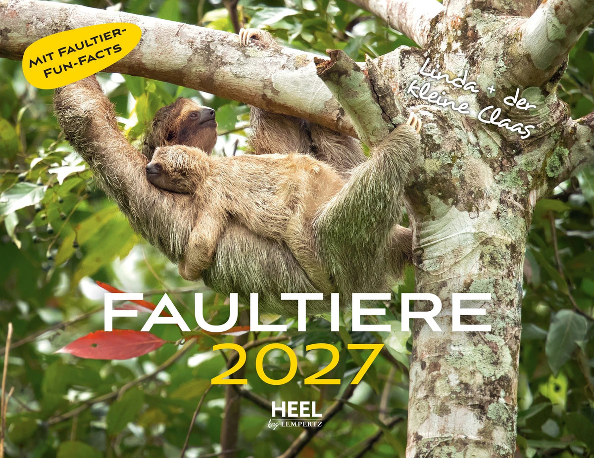 Familienplaner: Faultiere Kalender 2027 Eintragkalender
