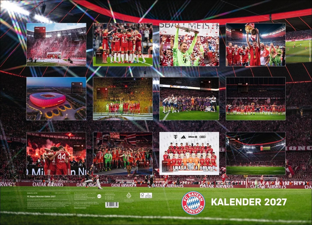 FC Bayern München Edition Kalender 2027 – Ansicht