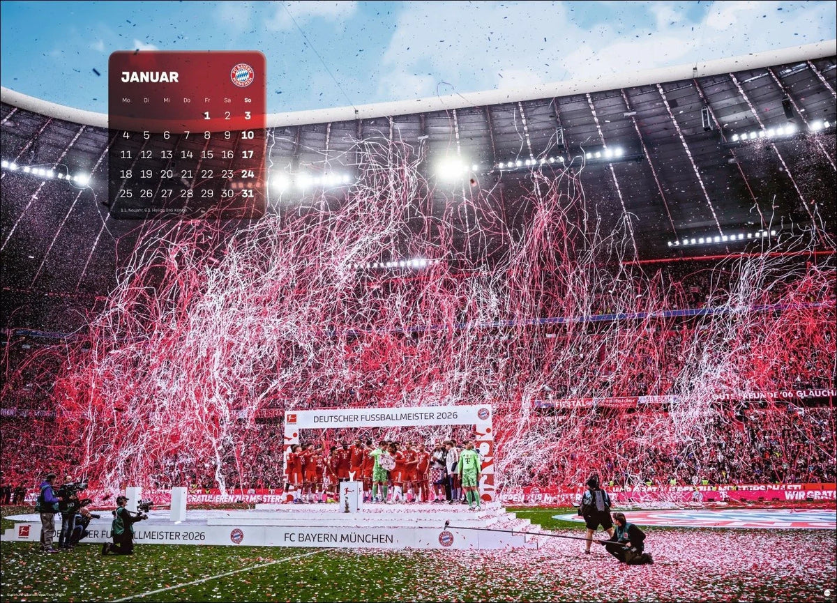 FC Bayern München Edition Kalender 2027 – Ansicht