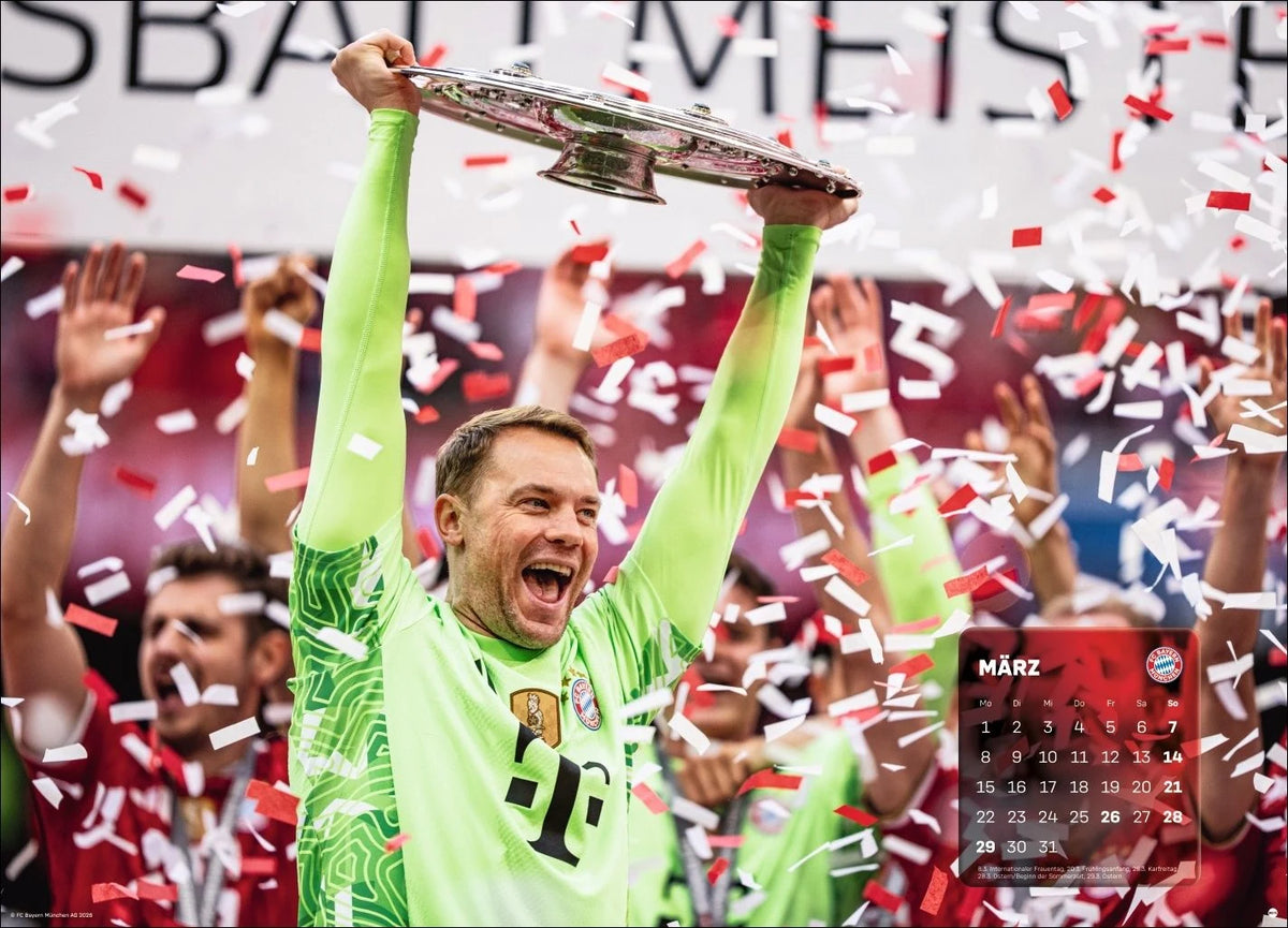 FC Bayern München Edition Kalender 2027 – Ansicht