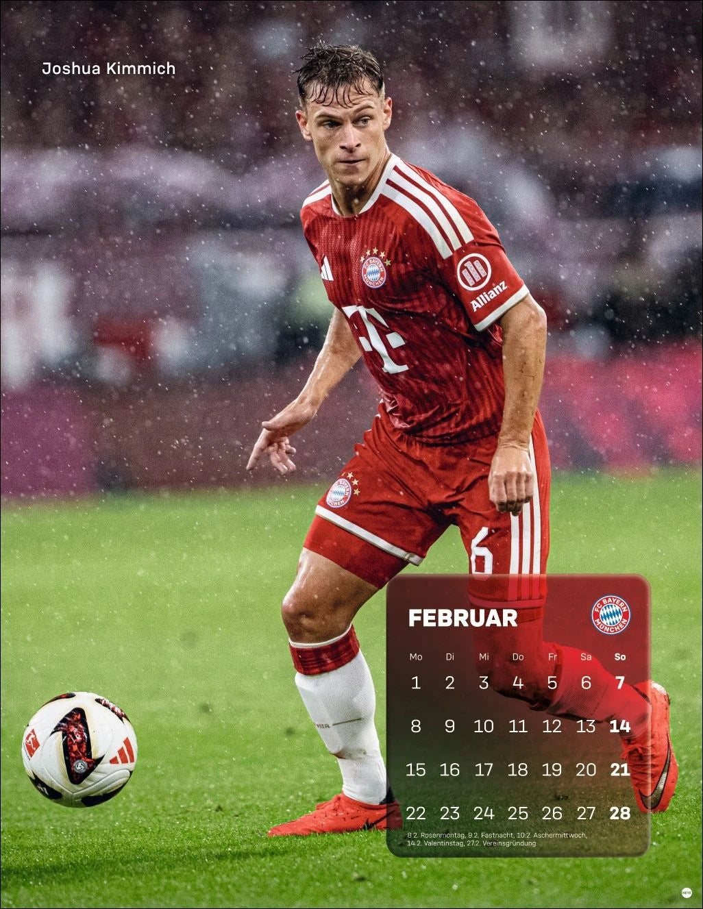 FC Bayern München Posterkalender 2027 – Ansicht