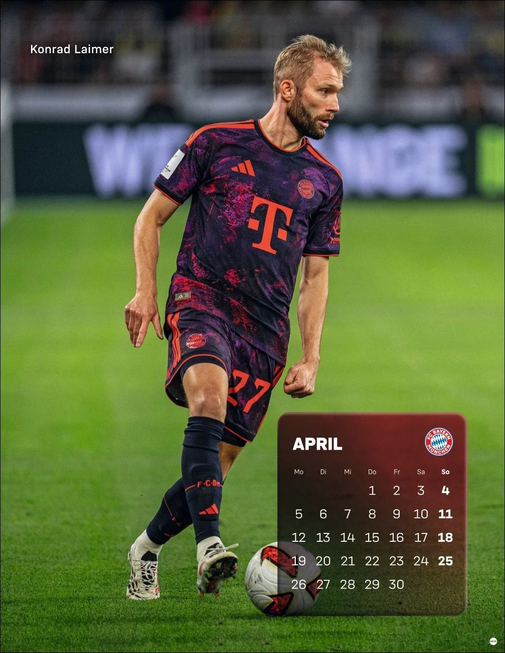 FC Bayern München Posterkalender 2027 – Ansicht