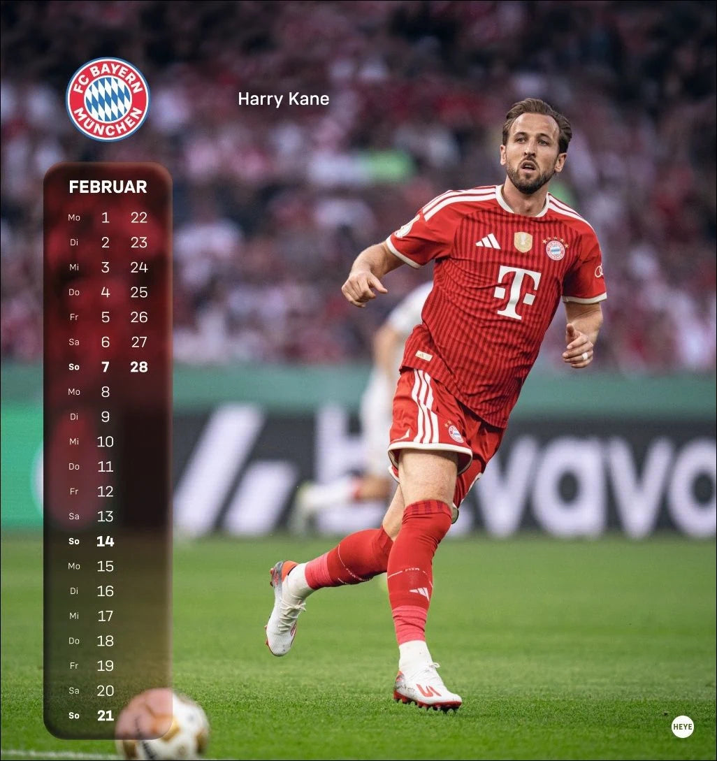 FC Bayern München Postkartenkalender 2027 – Ansicht