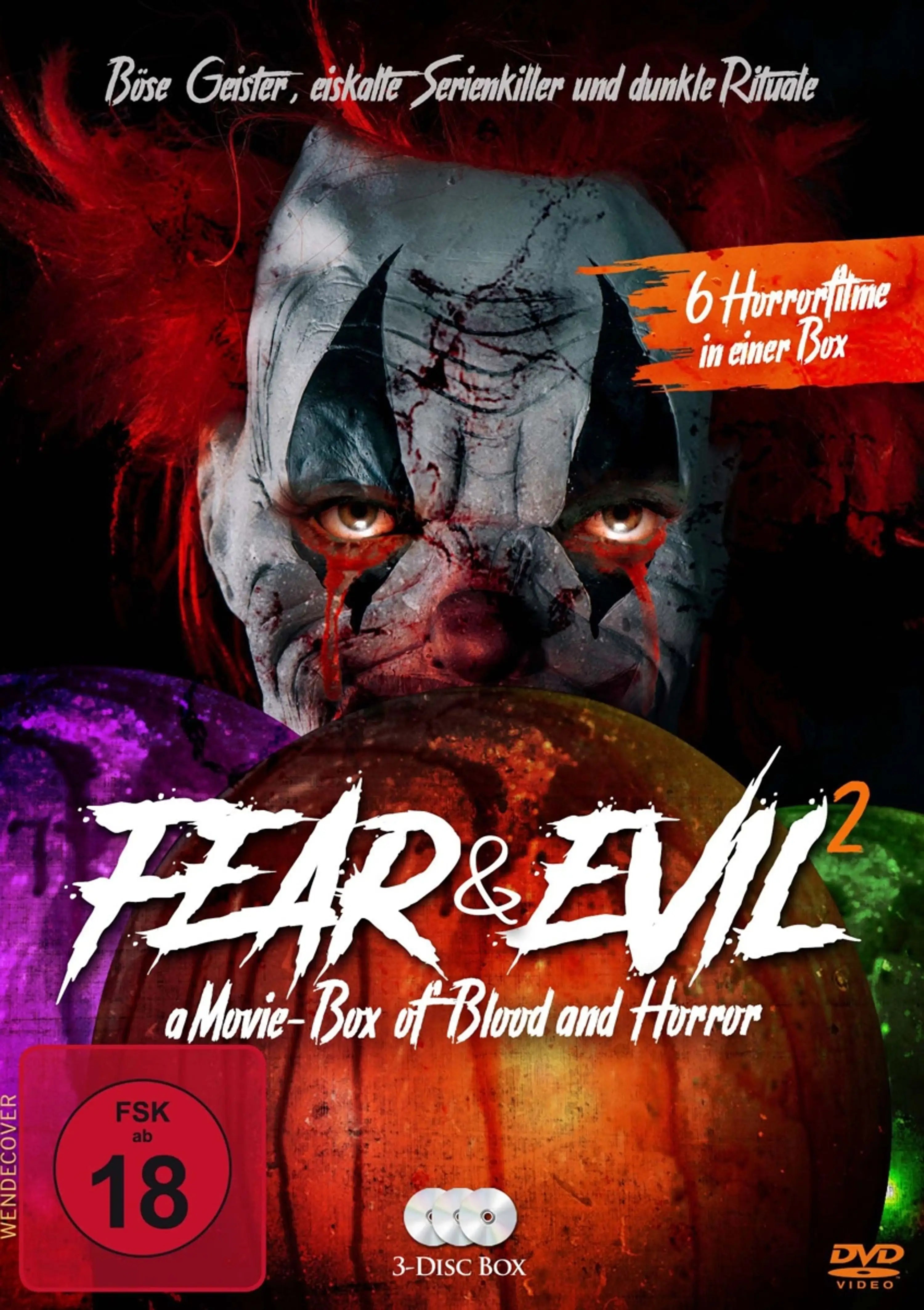 Fear and Evil 2 Horror Movie Box DVD Cover