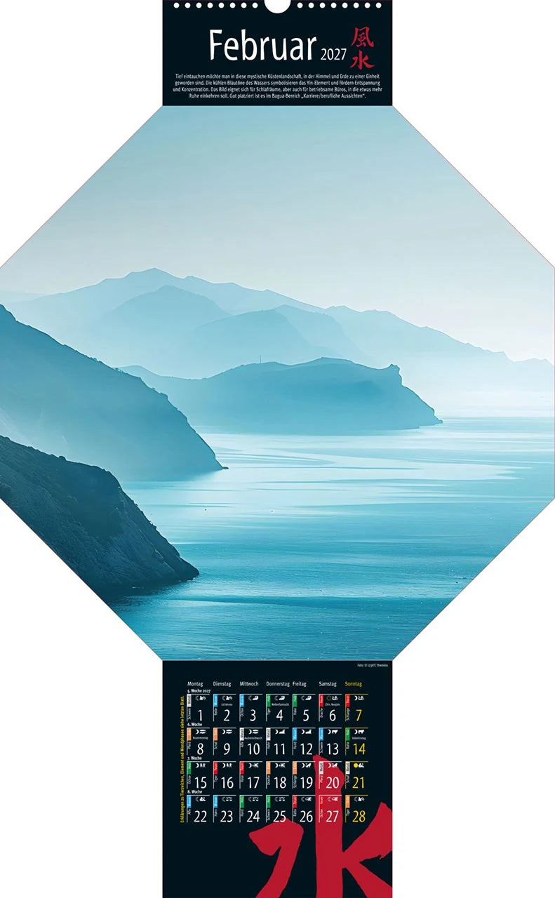 Feng-Shui-Kalender 2027 – Ansicht