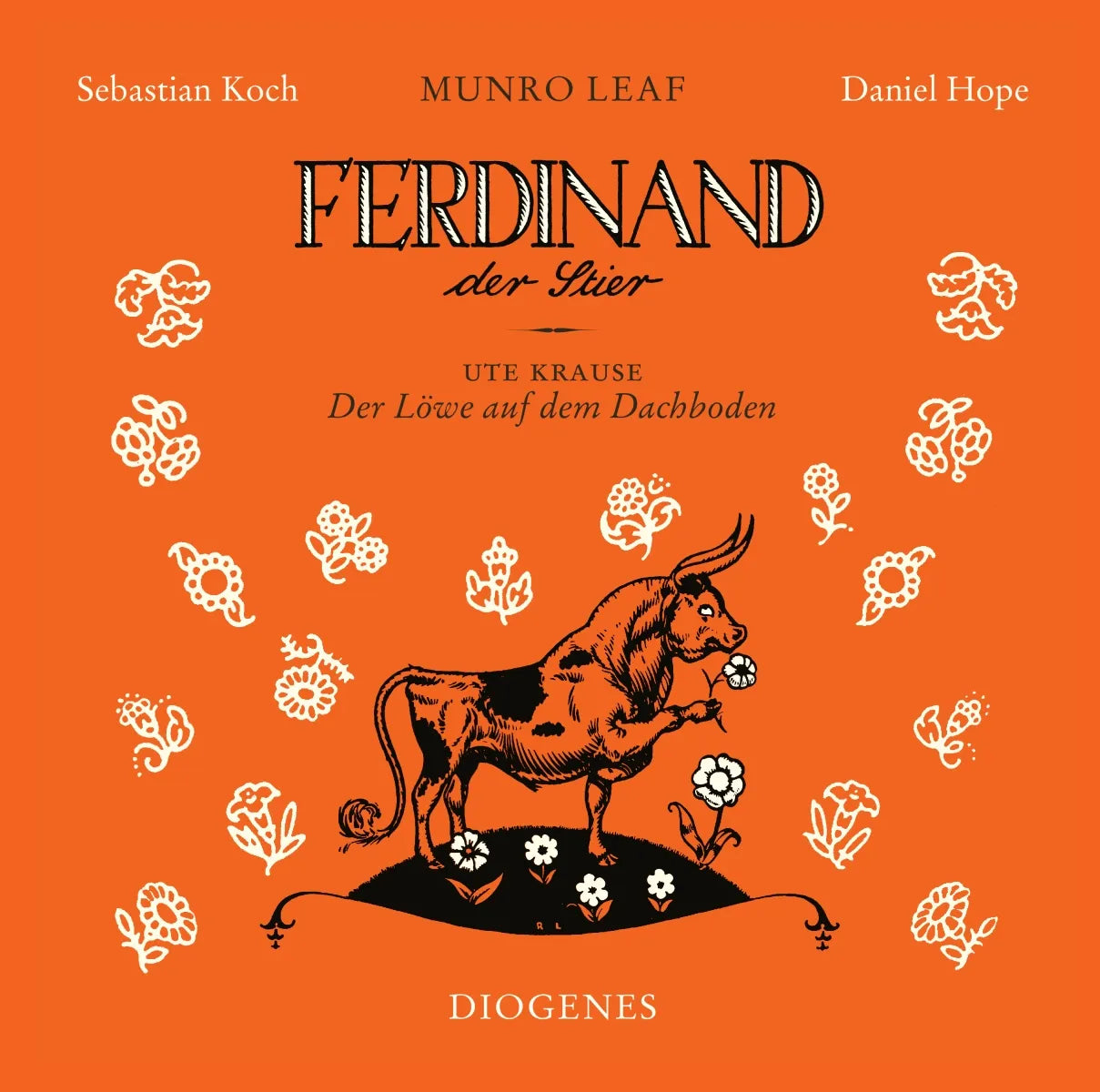Buchcover von 'Ferdinand der Stier und Der Löwe auf dem Dachboden' - Hörbuch (CD) von Munro Leaf