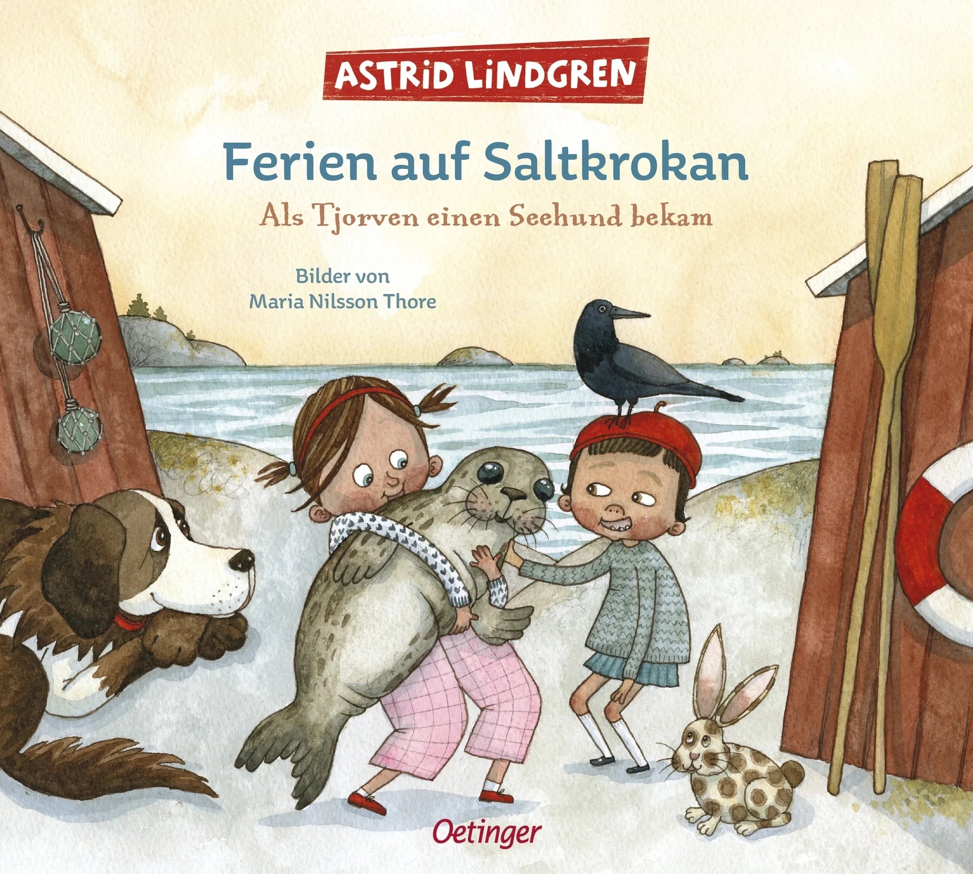 Buchcover von 'Ferien auf Saltkrokan. Als Tjorven einen Seehund bekam' - Gebundene Ausgabe von Astrid Lindgren