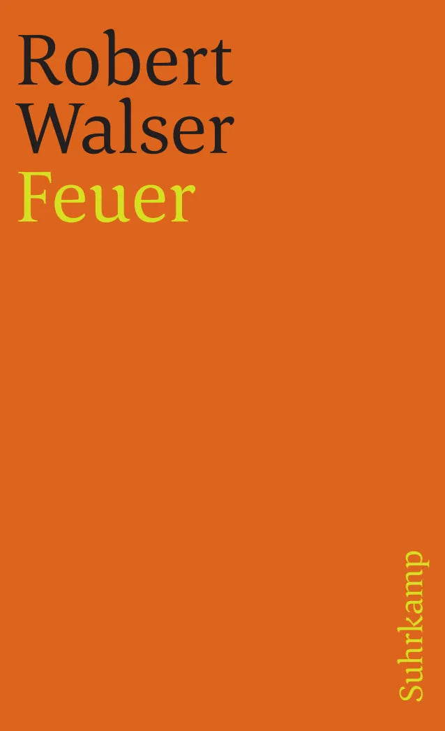 Buchcover von 'Feuer' - Taschenbuch von Robert Walser