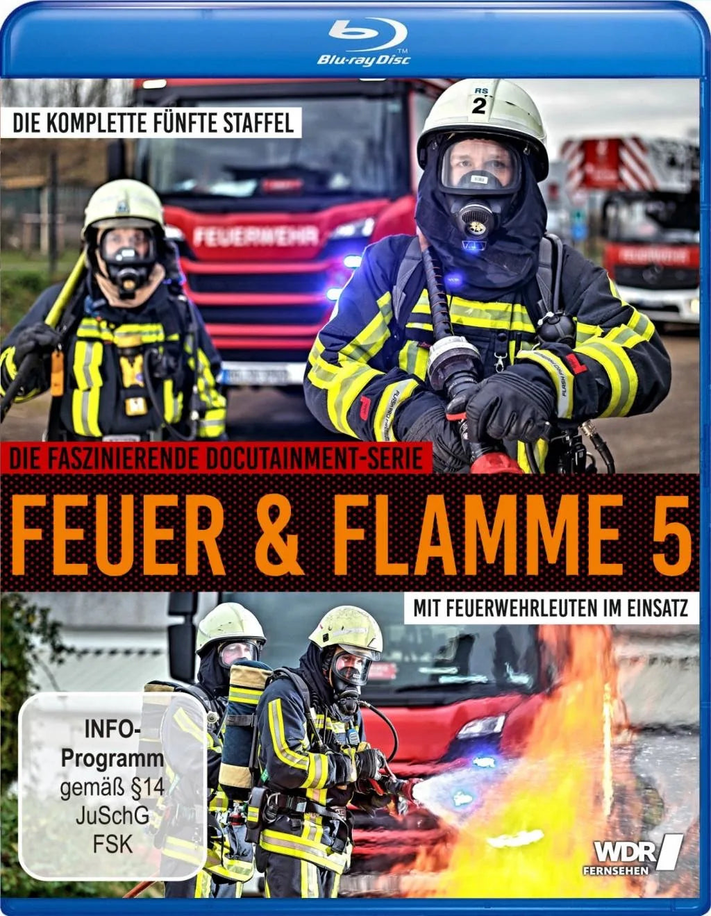 Feuer und Flamme - Mit Feuerwehrmännern im Einsa - Blu-ray Disc