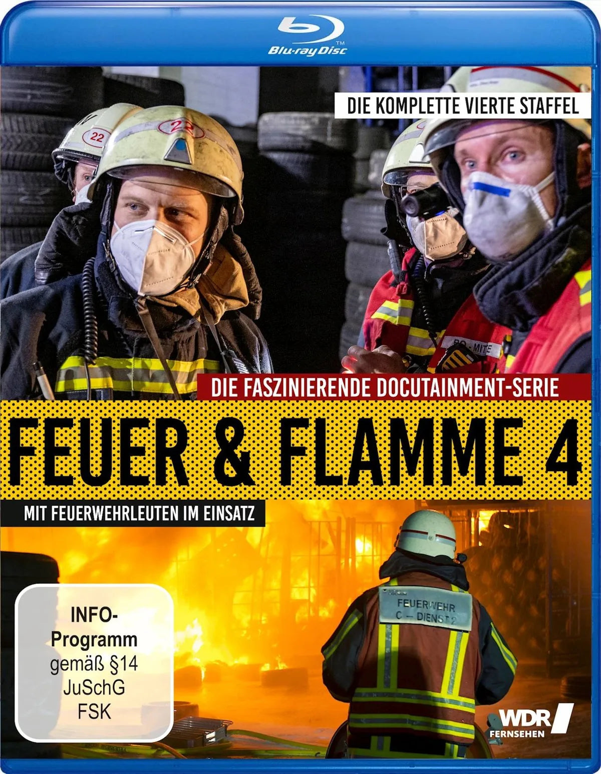 Feuer und Flamme - Mit Feuerwehrmännern im Einsa - Blu-ray Disc