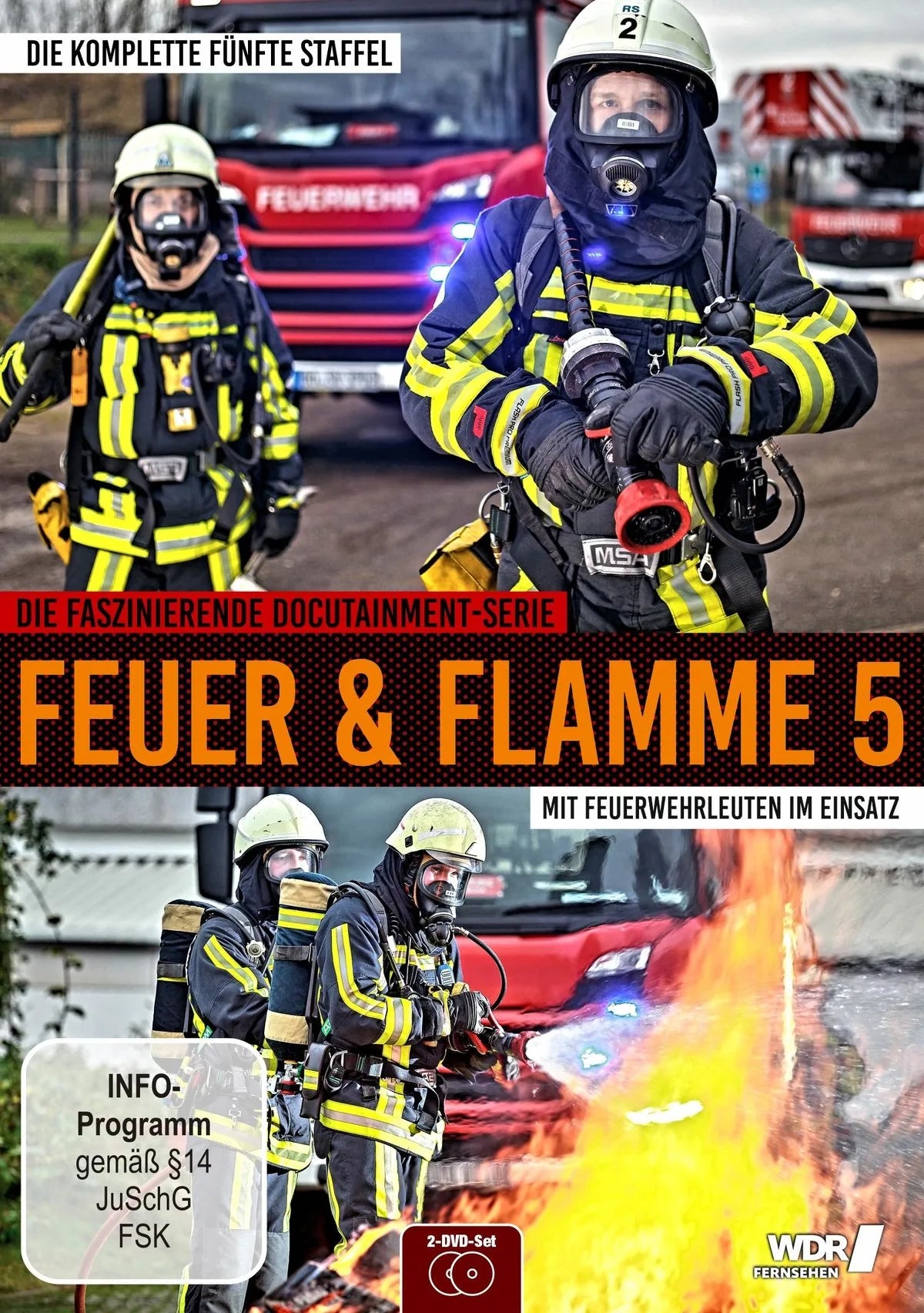 Feuer und Flamme - Mit Feuerwehrmännern im Einsa - DVD