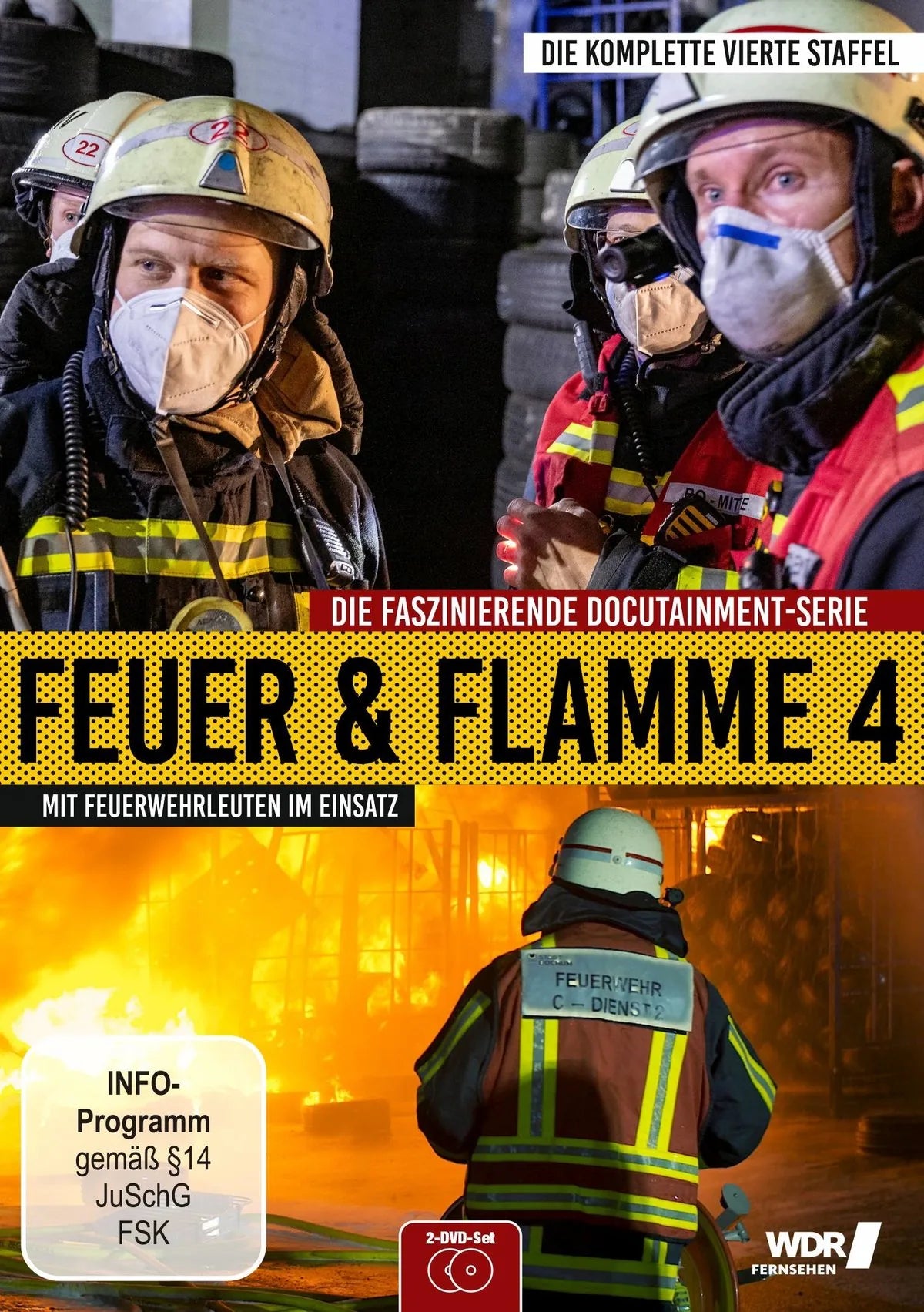 Feuer und Flamme - Mit Feuerwehrmännern im Einsa - DVD