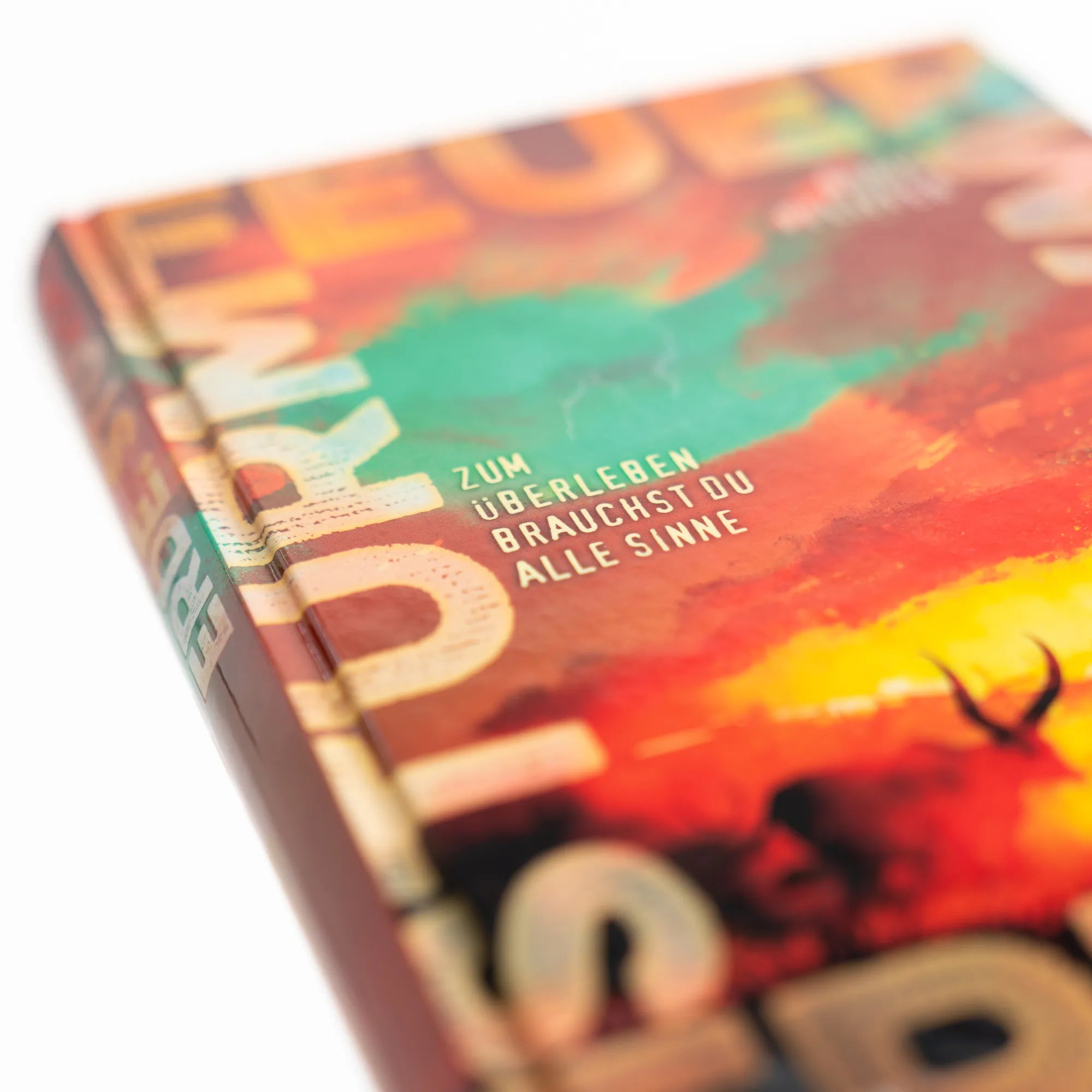 Detailansicht: Feuer. Wasser. Erde. Sturm. - Zum Überleben brauchst du alle Sinne (Hardcover)