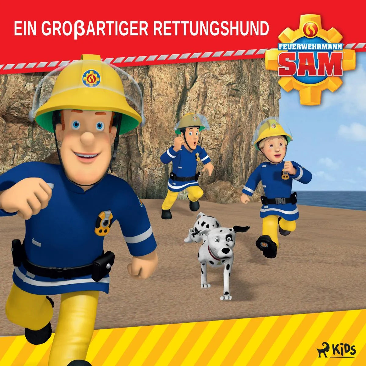 Cover: Feuerwehrmann Sam - Ein großartiger Rettungshund (Hörbuch Download) von Feuerwehrmann Mattel