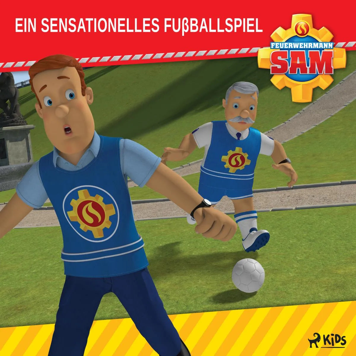 Cover: Feuerwehrmann Sam - Ein sensationelles Fußballspiel (Hörbuch Download) von Feuerwehrmann Mattel