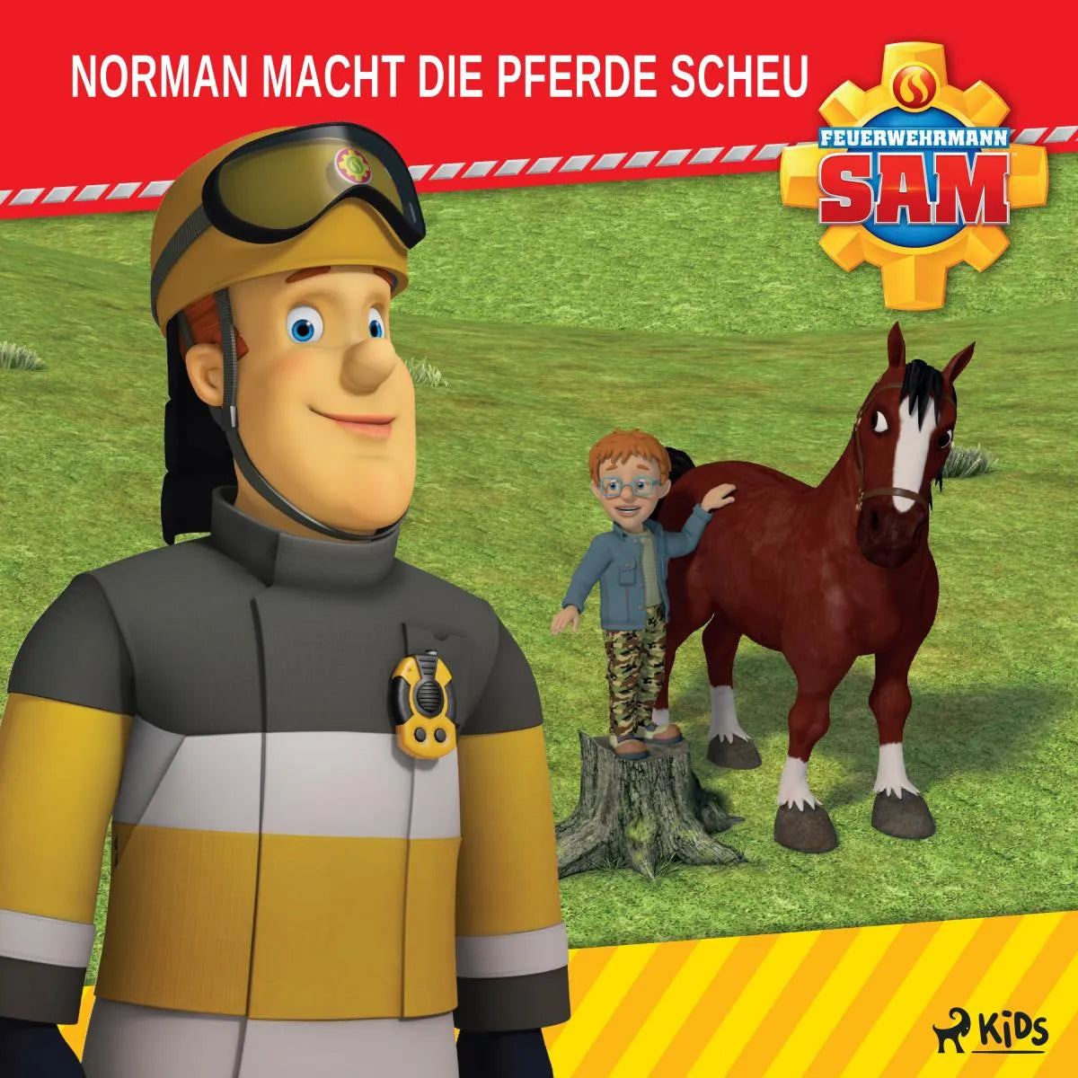 Cover: Feuerwehrmann Sam - Norman macht die Pferde scheu (Hörbuch Download) von Feuerwehrmann Mattel