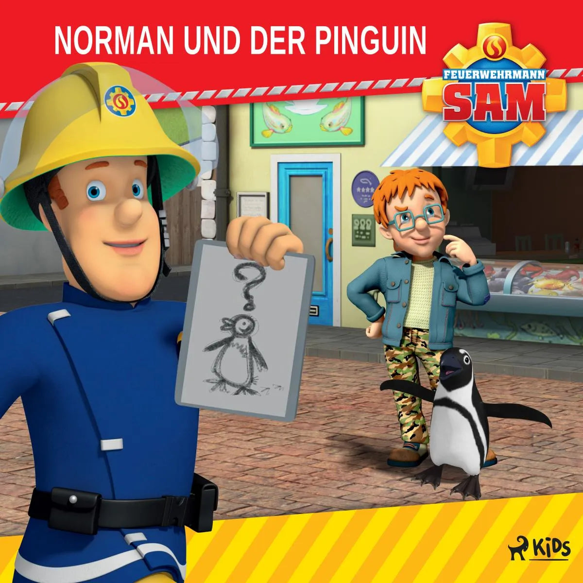 Cover: Feuerwehrmann Sam - Norman und der Pinguin (Hörbuch Download) von Feuerwehrmann Mattel