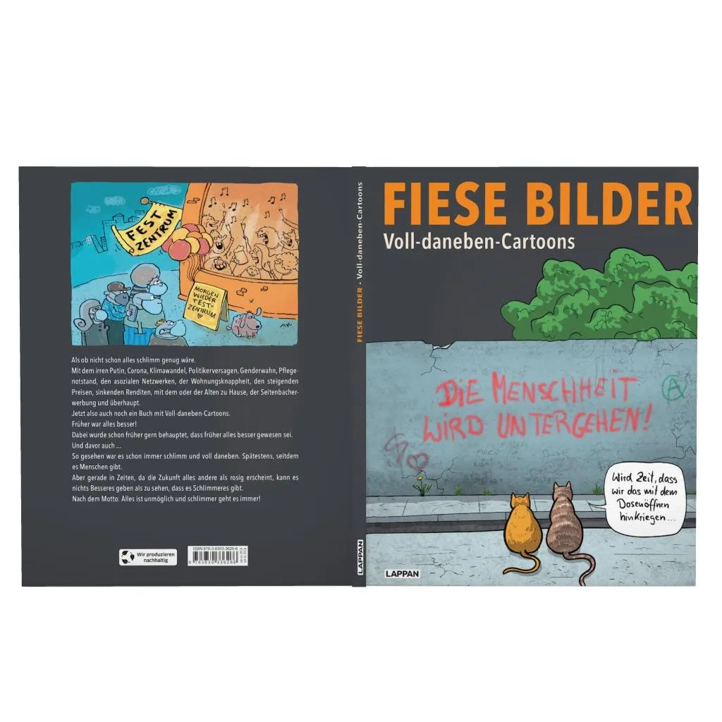 Produktansicht: Fiese Bilder - Voll-daneben-Cartoons (Taschenbuch)