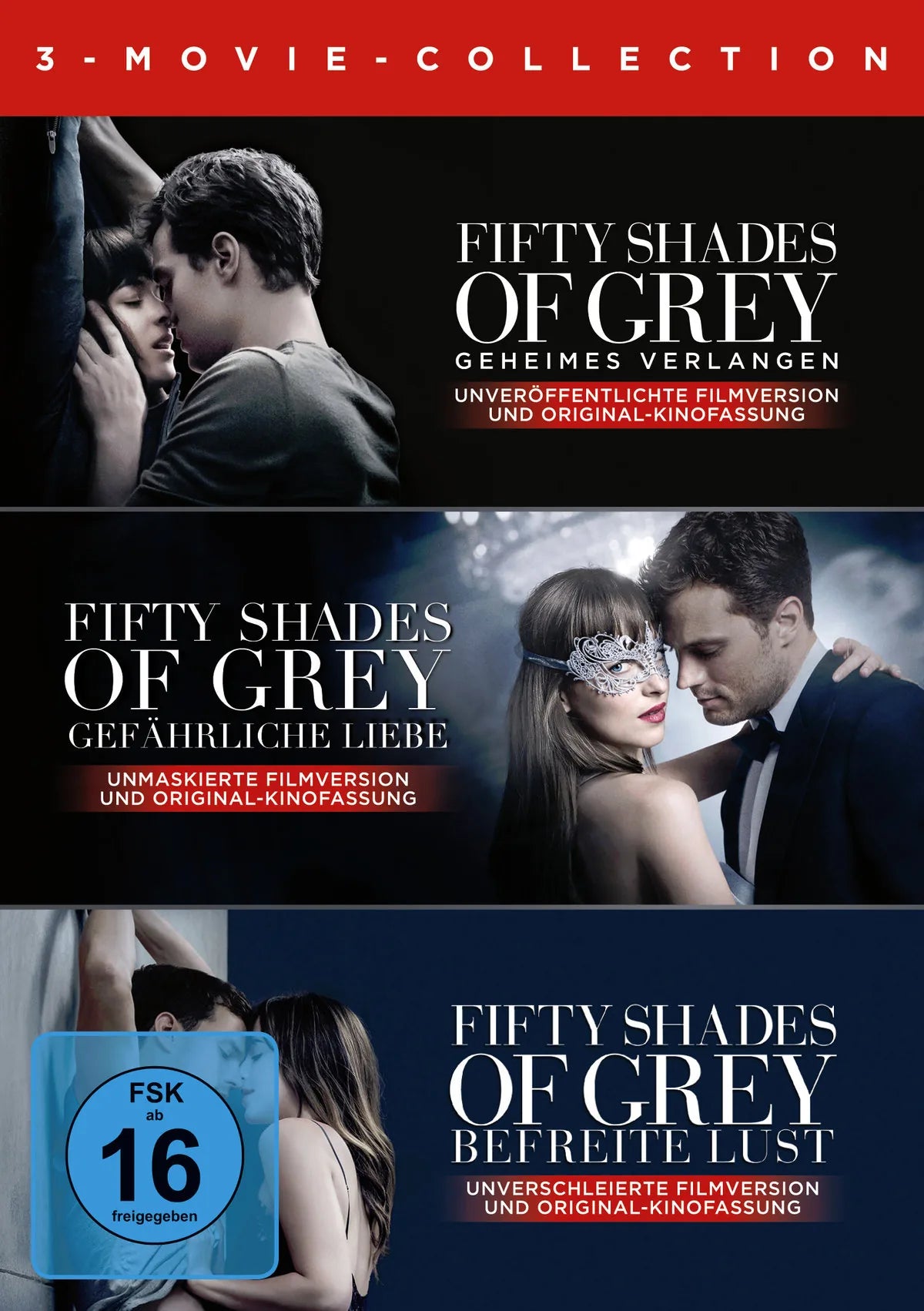 Fifty Shades of Grey - 3-Movie Collection [3 DVD - DVD