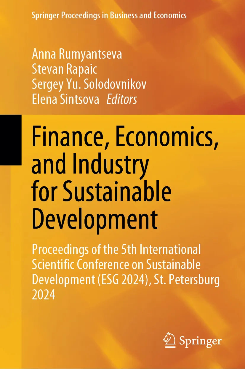 Cover: Finance, Economics, and Industry for Sustainable Development (E-Book)