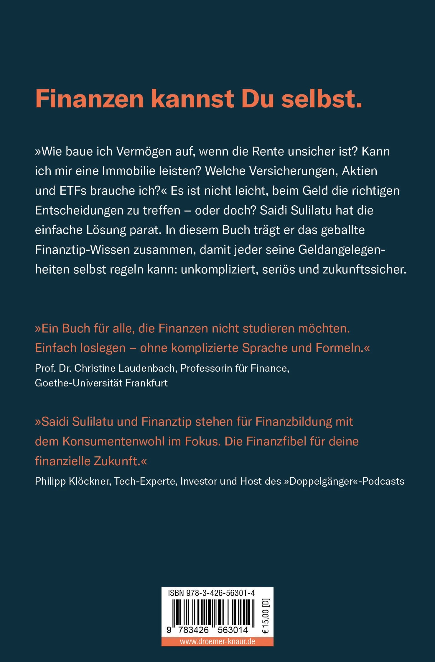 Rückseite: Finanzen ganz einfach (Taschenbuch)
