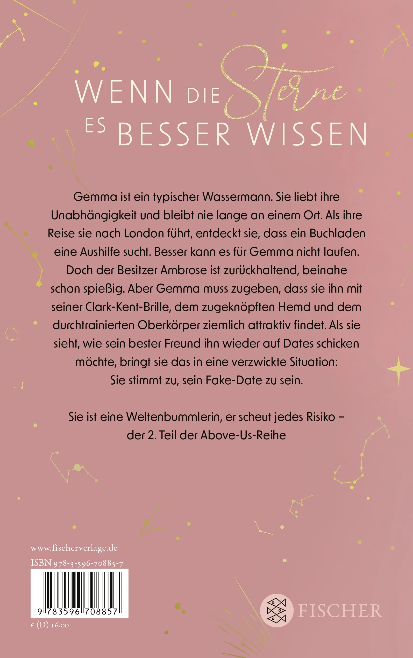 Buchrückseite von 'Find Me Under The Moonlight' mit Klappentext - Paperback