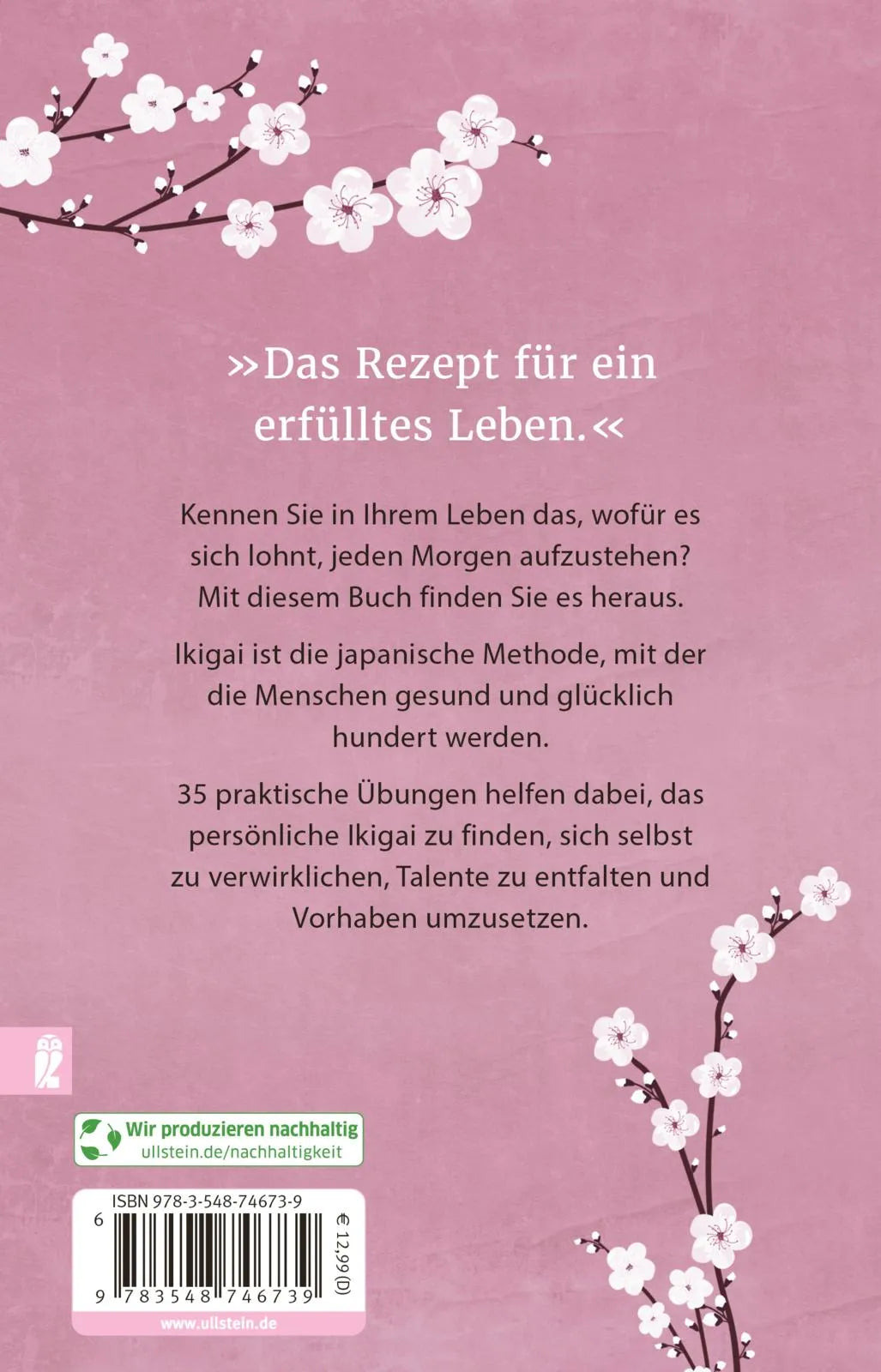 Rückseite: Finde dein Ikigai (Taschenbuch)