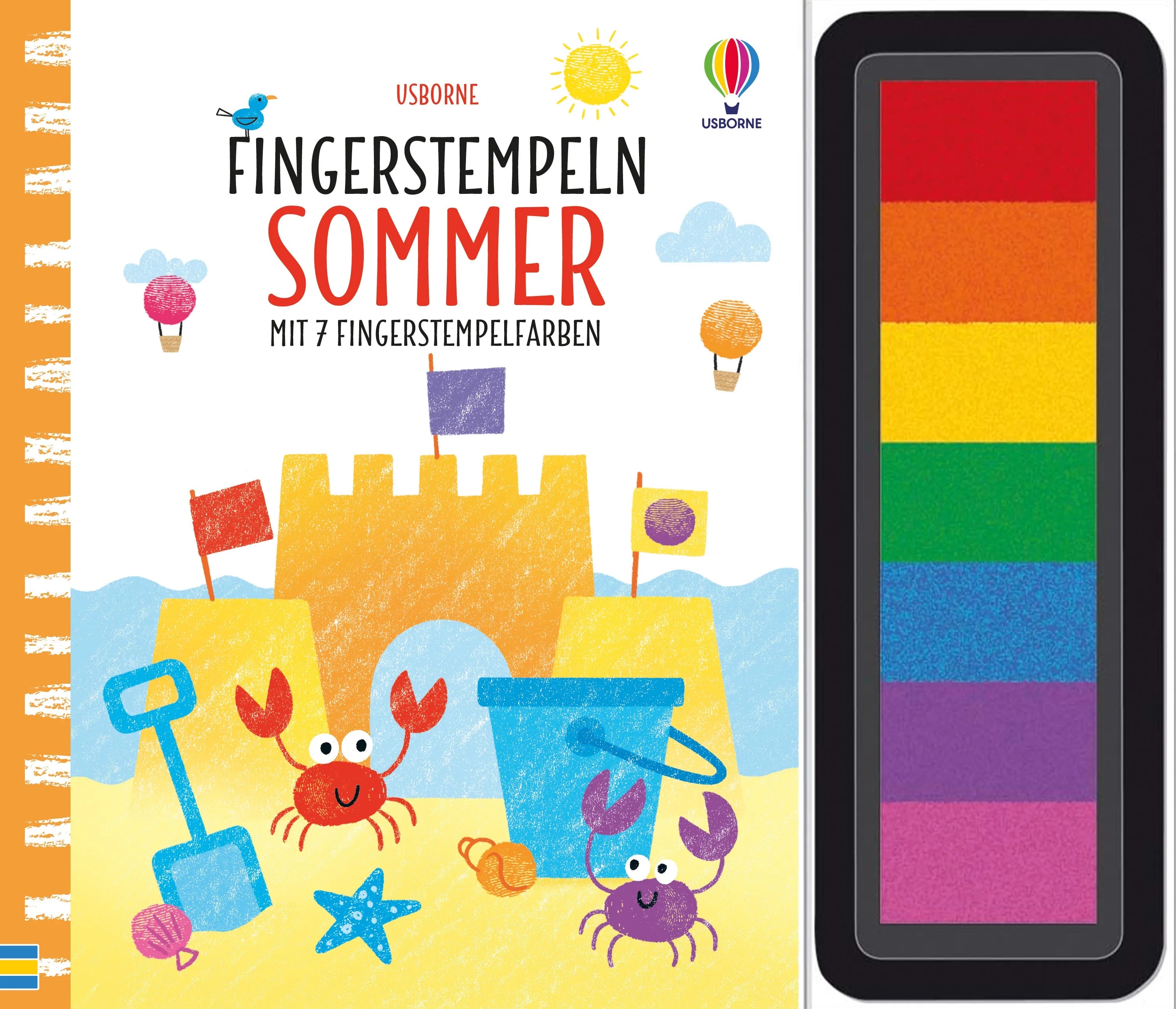 Buchcover von 'Fingerstempeln: Sommer' - Gebundene Ausgabe von Fiona Watt