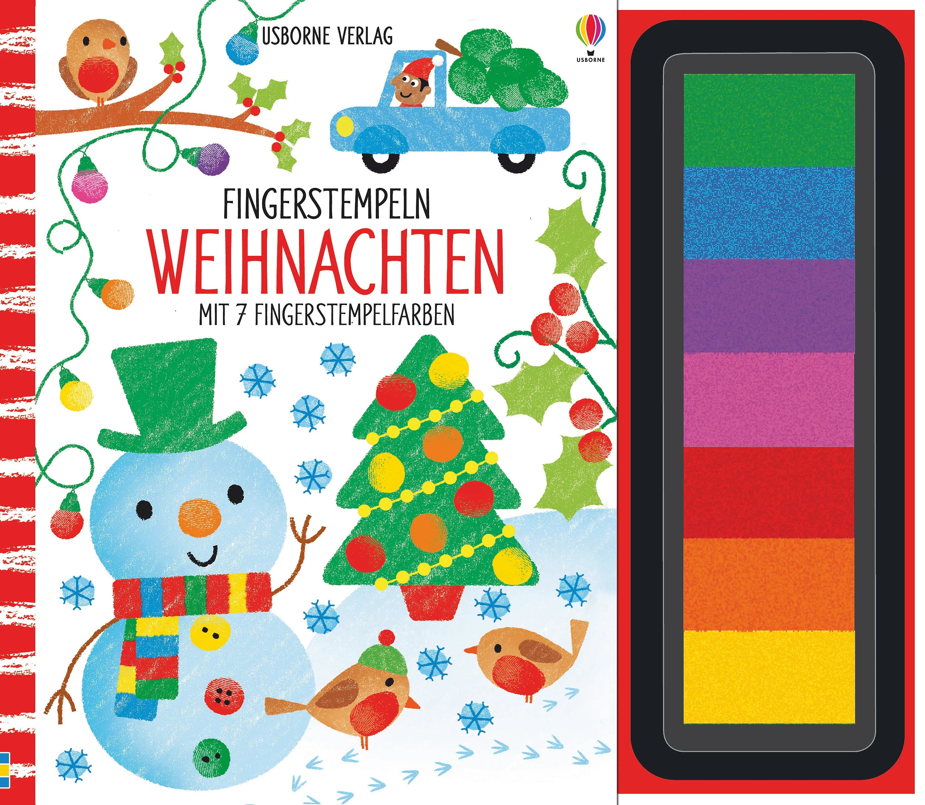 Buchcover von 'Fingerstempeln: Weihnachten' - Gebundene Ausgabe von Fiona Watt