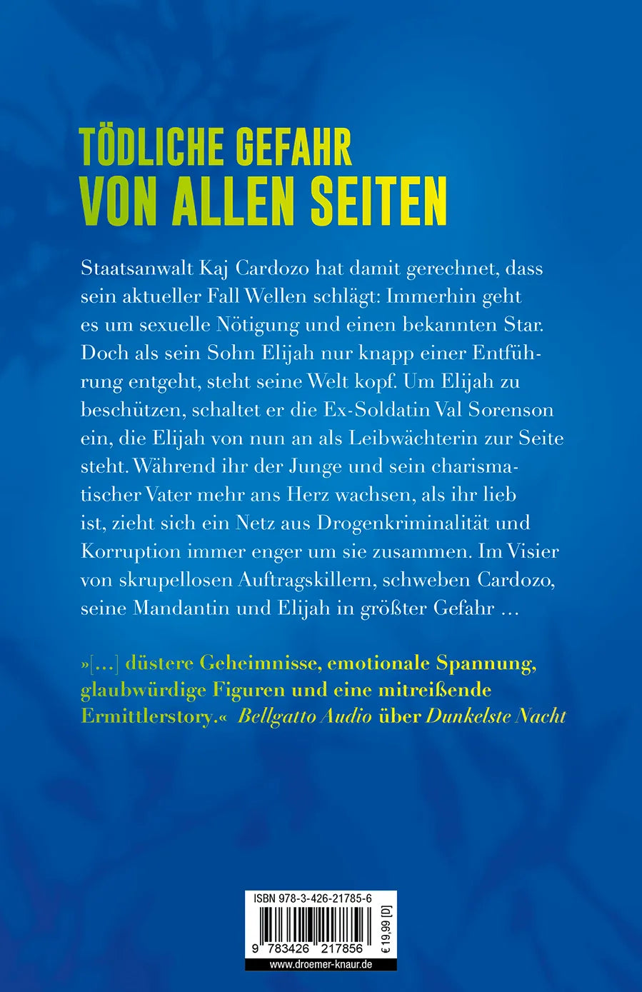Rückseite: Finstere Wasser (Paperback)